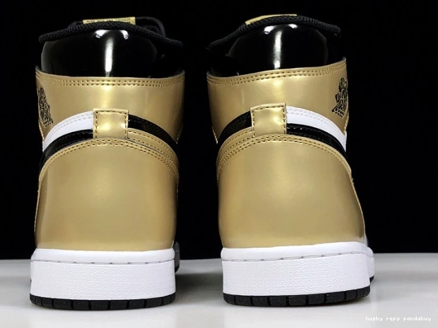 Cheap Husky High Retro 861428-007 Glod Toe Jordan 1 Air 0810